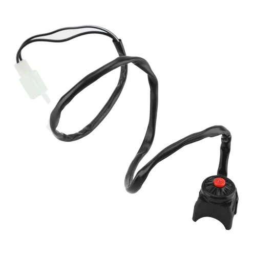 Vista 3 de Interruptor de bocina de manillar de motocicleta de 7/8 pulgadas, 0.866 in, interruptor de luz de parada universal para motocicleta, bicicleta, ATV