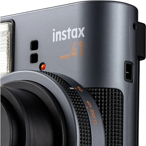 Vista 9 de Fujifilm Cámara Instax Mini 41 de película instantánea negra + paquete de 20 impresiones instantáneas Instax