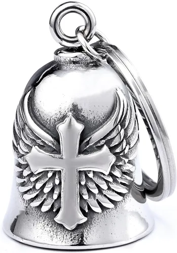 Vista 9 de Motorcycle Cross Bell - Key Chain Biker Bells Protect the Rider - Accessories