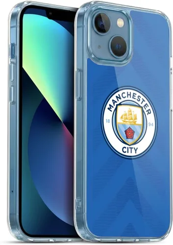 Vista 36 de Head Case Designs Funda de gel con licencia oficial del Manchester City Man City FC Away 2022/23 [protección de grado militar] compatible con Apple