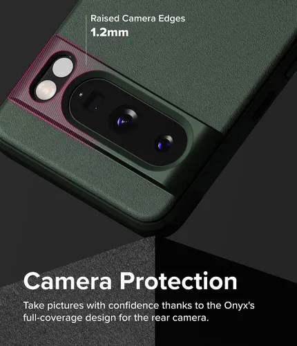 Vista 6 de Ringke Onyx - Funda compatible con Google Pixel 8 Pro [verde oscuro] + cristal de cámara compatible con Google Pixel 8 Pro