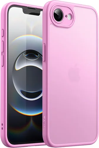 Vista 27 de JETech Funda mate para iPhone 17 de 6.3 pulgadas, protección contra caídas de grado militar, carcasa trasera translúcida esmerilada minimalista
