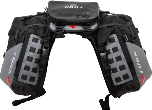 Vista 3 de TUSK Highland X2 Sistema de base de equipaje sin bastidor Escudo térmico estándar para Suzuki V-Strom 650 DL650 2004-2009,2011