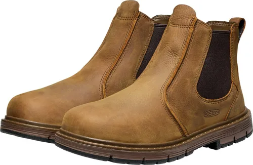 Vista 2 de KEEN Utility Men's San Jose Chelsea Soft Toe 90 Degree Heel Pull On Work Boots