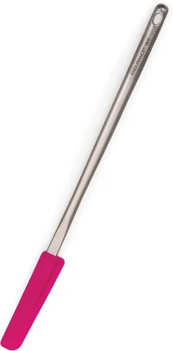 Vista 18 de RSVP International Endurance Kitchen Tool Collection - Espátula de silicona, mango de acero inoxidable, 9.5 x 1.4 pulgadas, color azul