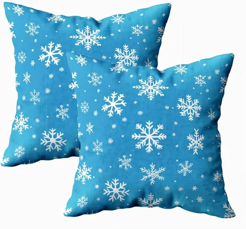Vista 23 de Fundas de almohada decorativas de 16 x 16 pulgadas, patrón blanco y negro de tablero de ajedrez para sofá, fundas de cojín de granja para decoración