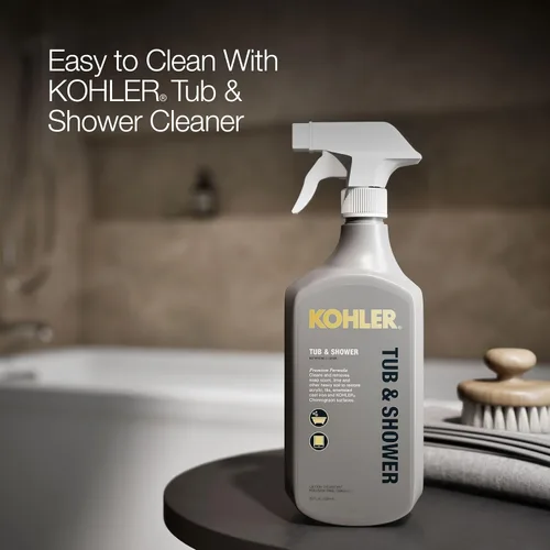 Vista 12 de Kohler 1125-LA-0 Archer® 72.4 in x 36.0 in baño alcobólico, drenaje izquierdo, Blanco Biscuit