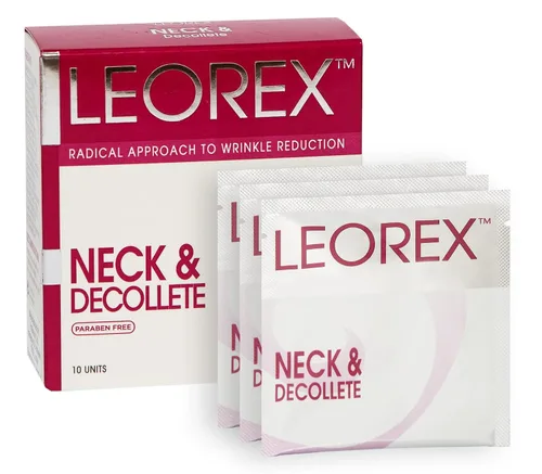Vista 7 de LEOREX Crema antiarrugas Booster Neck & Decollete - Máscara intensiva para el cuello, crema reafirmante de escote y cuello, crema para tensar