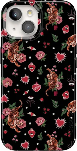 Vista 40 de Casely Funda para iPhone 15 Todas las cosas divertidas Diversión en días laborables Compatible con MagSafe Diseño clásico de carcasa