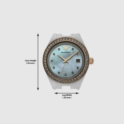 Vista 8 de Emporio Armani Women's Three-Hand Date Watch
