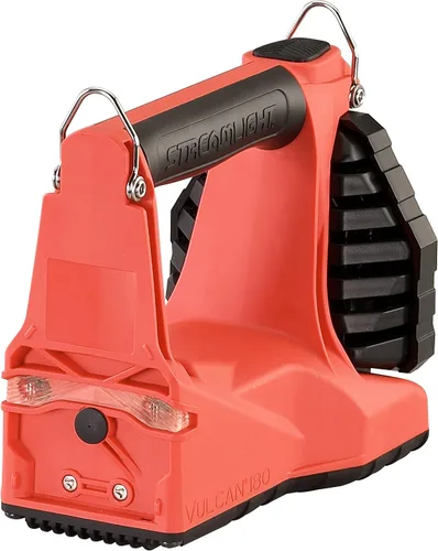 Vista 4 de Streamlight 44311 Vulcan 180 LED linterna recargable AC/DC cargador 1200 lúmenes, naranja - 1200 lúmenes