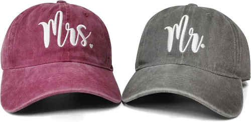 Vista 8 de Hepandy Mr Mrs Mom Dad Captain First Mate Mama and Mini Sombreros de béisbol