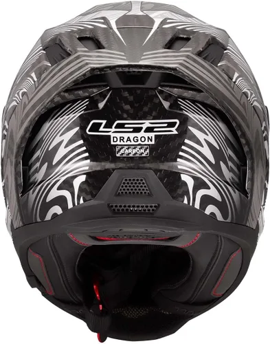 Vista 3 de LS2 Helmets Dragon Casco integral de motocicleta de carbono con parasol