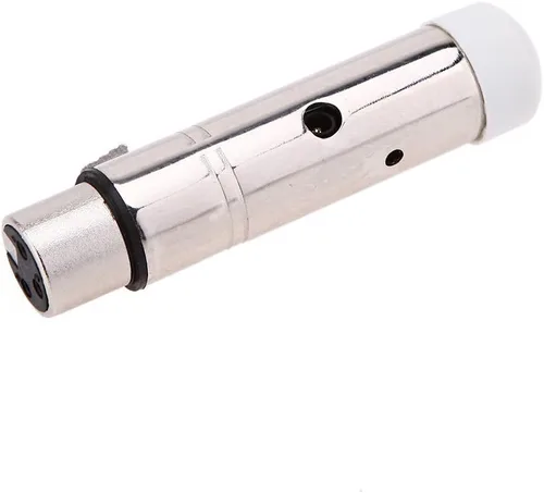 Vista 9 de Lixada 2.4G DMX512 receptor hembra inalámbrico XLR, control de luces LED para fiestas, plateado (Receiver-Silver)