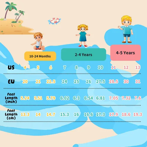 Vista 7 de Roknemo Sandalias ligeras para niños y niñas, zapatos de agua para niños y niñas, para verano, atléticas, deportivas, para exteriores, playa