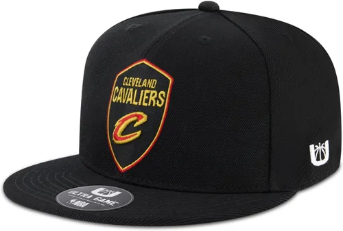 Vista 7 de Ultra Game Gorra de béisbol negra Ultimate oficial de sarga con broche a presión de la NBA para hombres