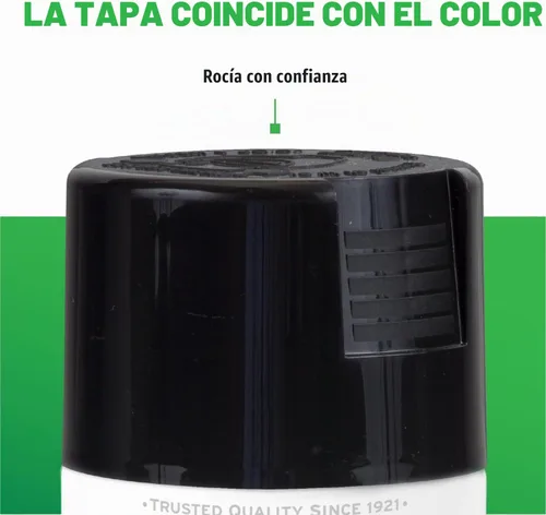 Vista 8 de Rust-Oleum laca en aerosol, 11 onzas Negro