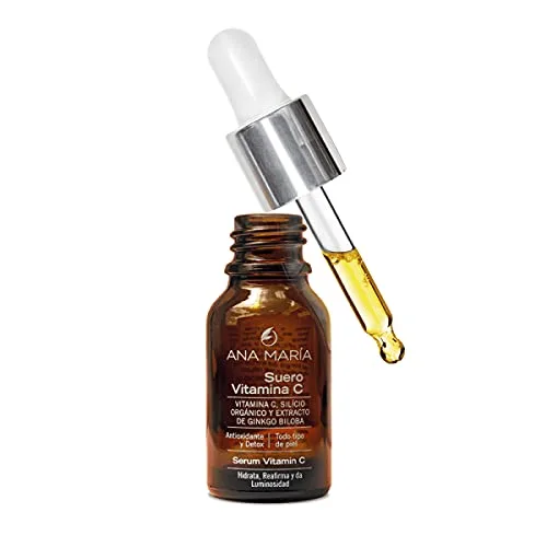 Vista 2 de Ana Maria Cosmeticos Colombia Suero Vitamina C Antioxidante y Detox Todo Tipo de Piel Suero Vitamina C Todo Tipo Pieles 0.5oz-15mL