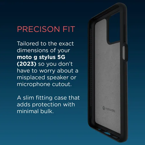 Vista 6 de Motorola Funda protectora texturizada para Moto G Stylus 5G (2023), color Negro