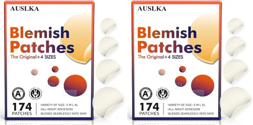 Vista 8 de Parches de imperfecciones -175 parches - Puntos hidrocoloides - Parche de manchas - Calcomanías para espinillas, para parche de cubierta absorbente