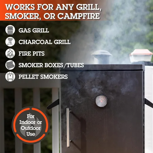 Vista 4 de Camerons Gránulos de madera para ahumar (mesquita, 1 pinta) – Gránulos de barbacoa secos al horno – Barbacoa 100% natural para parrilla ahumadora