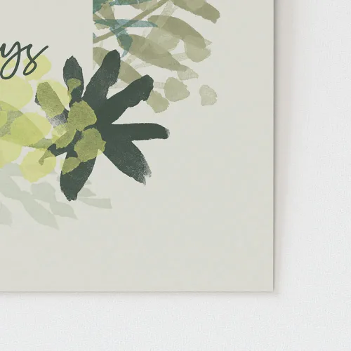 Vista 7 de Song Lyric - Póster para pared, diseño de acuarela de hojas y flores, decoración estética de granja bohemia, regalo para aniversario
