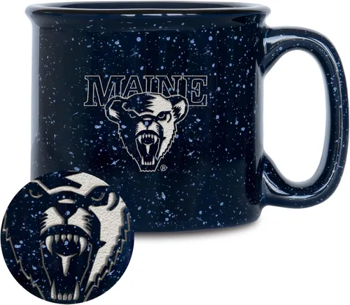 Vista 77 de Rico Industries NCAA Speckle 12oz Laser Engraved Campfire Mug