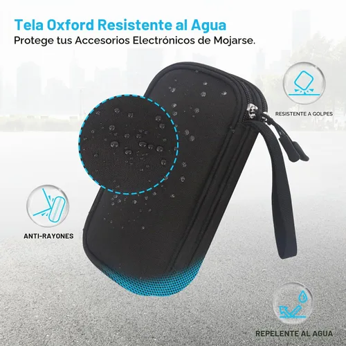 Vista 3 de Lacdo Estuche para unidad flash USB, organizador portátil de accesorios electrónicos para SanDisk/SamData/Samsung, memoria, USB, USB, USB, USB, USB