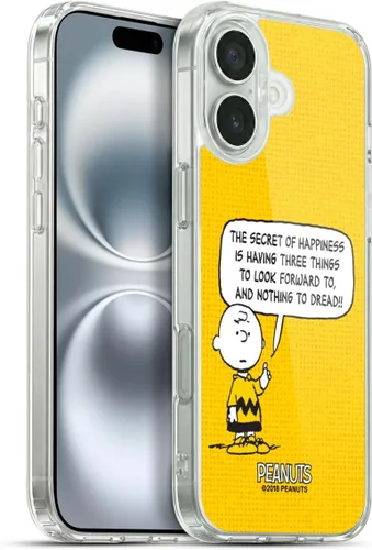 Vista 177 de Head Case Designs Funda de gel suave con licencia oficial de Peanuts Autumn Charlie Brown compatible con Apple iPhone 7 Plus/iPhone 8 Plus
