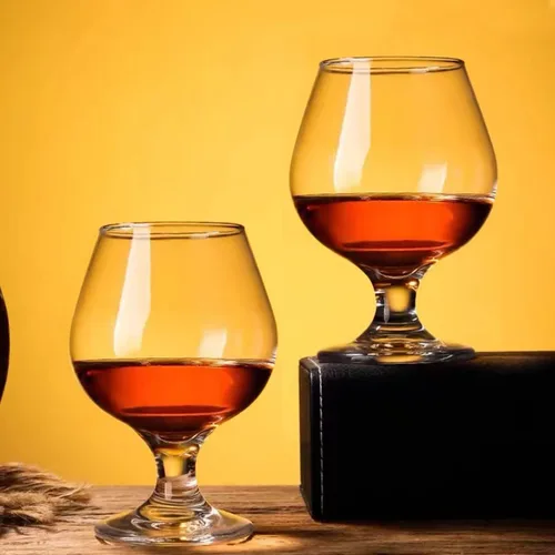 Vista 5 de Copas de vino de brandy, juego de 12 copas de vino de vidrio