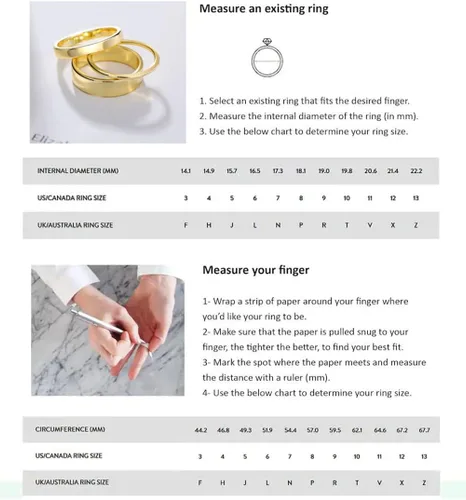 Vista 5 de Honsny 3 anillos de oro para mujeres y niñas, delicados anillos apilables de oro de 14 quilates, juego de anillos finos de oro para mujer, ajuste