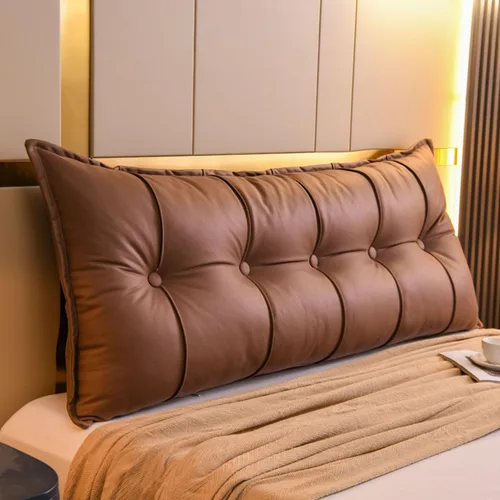 Vista 13 de Almohada grande para cabecero, cojín de cuña para reposo en cama, almohada de lectura, impermeable, para sentarse en la cama, sofá cama, respaldo