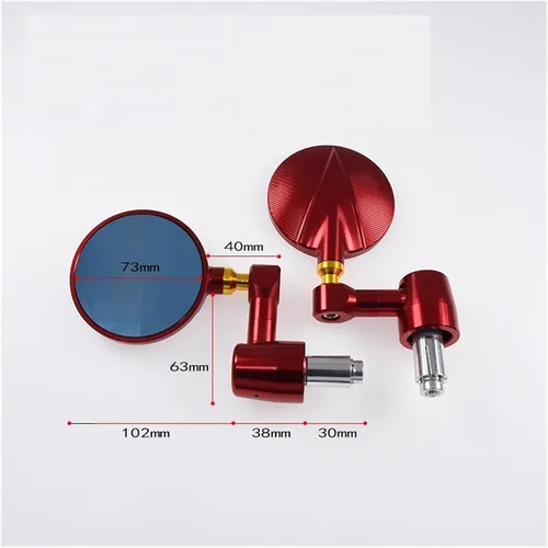 Vista 2 de Accesorios Espejo universal para motocicleta Suzuki SV600 SV1000 GSXS1000 GSXS1000 GSXS750 GSXS150 Gixxer GSXR1000 GSXR750 GSXR600 GSXR400 Katana