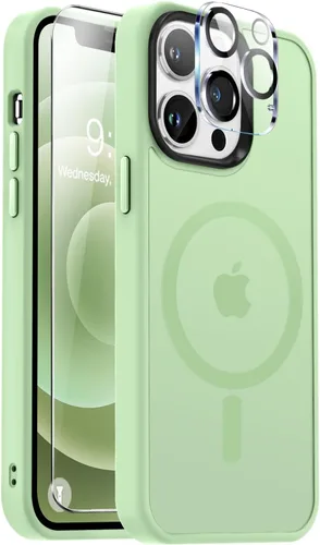Vista 39 de Vooii Funda para iPhone SE 3ª/2ª/2020 con Magnético, Funda iPhone 8/7 [Compatible con Magsafe] [Diseño Integrado] Sensación de Agarre Cómoda Delgada