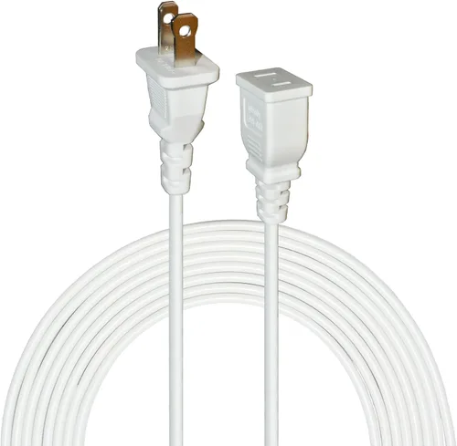 Vista 16 de Right Angel - Cable de extensión delgado negro de 4 pies 5A 125V