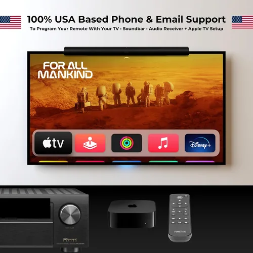 Vista 8 de Function101 F101-ATVRM-BT Control remoto de botón de reemplazo Bluetooth para Apple TV Conectividad BLE e infrarrojos 2 pilas AAA incluidas