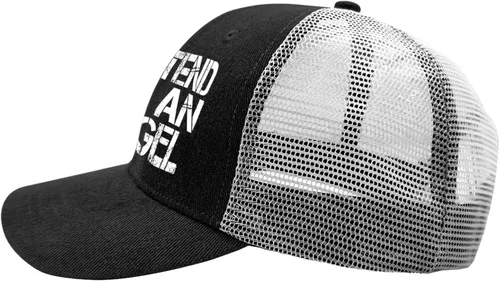 Vista 3 de Gorra de béisbol de Pretend i amss an Angel Sombrero de jardín AllBlack Sombrero de playa para hombre Regalos para papá Sombreros de béisbol