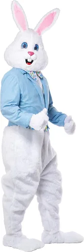 Vista 4 de California Costumes Disfraz de conejo de Pascua de lujo para hombre