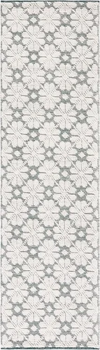 Vista 16 de SAFAVIEH Vermont Collection - Alfombra de pasillo, 2 pies 3 pulgadas x 6 pies, color marfil, lana hecha a mano, ideal para zonas de alto tráfico
