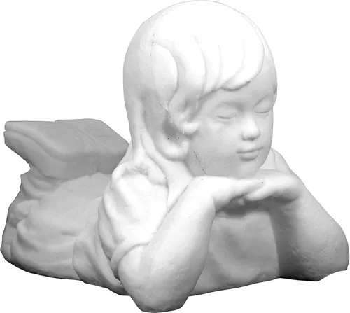 Vista 24 de Emsco Group 92246 Estatua de niño soñando despierto – Aspecto natural – Hecha de resina – Ligera – 40 cm de altura para jardín, BRONCE