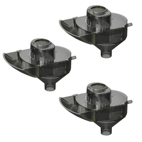 Vista 7 de Dispensador de fórmula para bebés embudo de repuesto compatible con modelos Baby Brezza Formula Pro Advanced y Pro Advanced WiFi, embudo de repuesto
