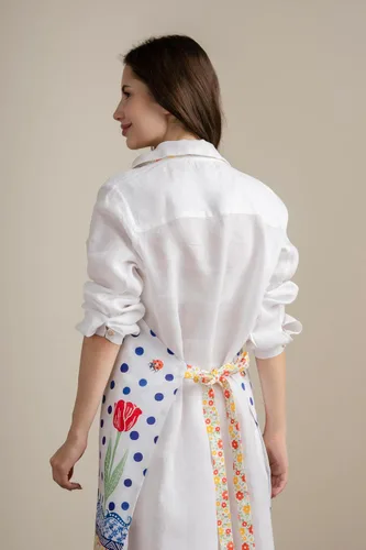 Vista 338 de Maison d' Hermine Delantales para mujer con bolsillo, 100% algodón (27.50 x 31.50 pulgadas)