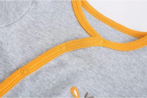 Vista 7 de Ropa unisex para bebés, paquete de 5 mamelucos de manga corta y 3 mamelucos con pies para bebé