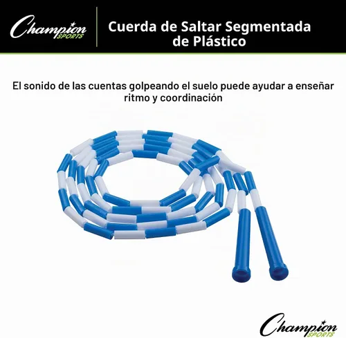 Vista 4 de Champion Sports Plastic Segmented Jump Rope