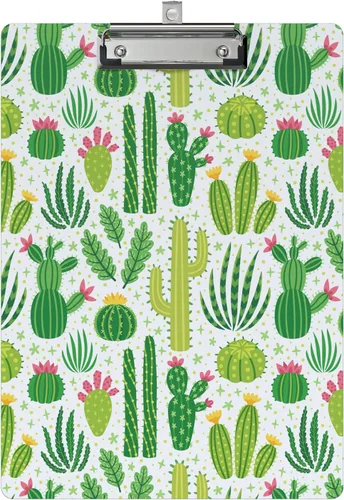 Vista 16 de Bonito portapapeles de madera con diseño decorativo A4 tamaño carta para oficina en el aula, tamaño estándar 9 x 12.5 pulgadas con clip de metal