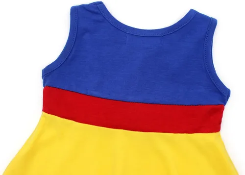 Vista 8 de Eledobby Snow White Costume for Girls Princess Dress Up Clothes Halloween Cosplay Outfits Fancy Birthday Party Dresses