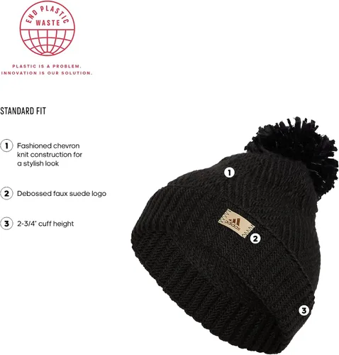 Vista 2 de adidas Gorro con pompones Twilight Ballie para mujer