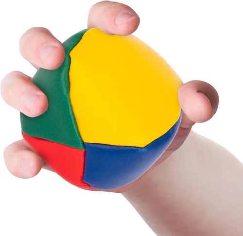 Vista 3 de ArtCreativity Bolas de malabares para principiantes y profesionales (juego de 3) juguete de aprendizaje, juego de bolas de malabares para aprender a