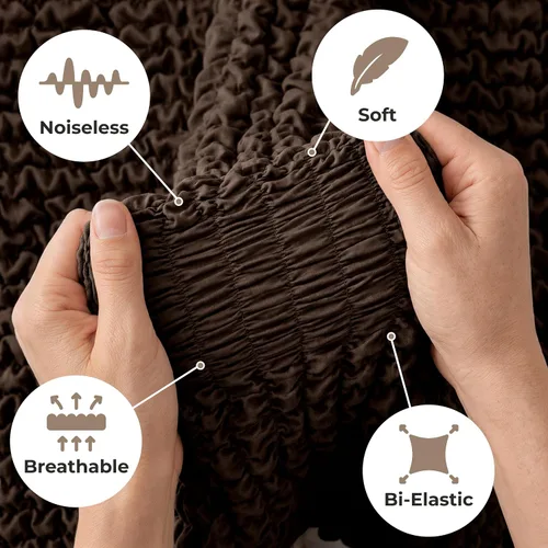 Vista 6 de PAULATO BY GA.I.CO. Funda de Sofá Seccional - Funda de Sofá de Esquina - Fundas de Sofá Chaise con Parachoques - Sofá Lavable con Funda para Otomana