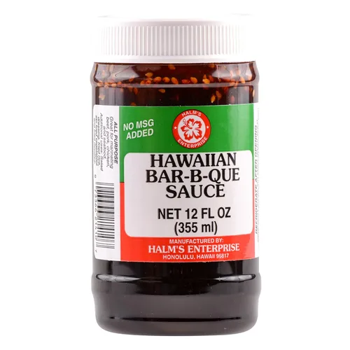 Vista 3 de Halm's Hawaiian Salsa de barbacoa 12 onzas